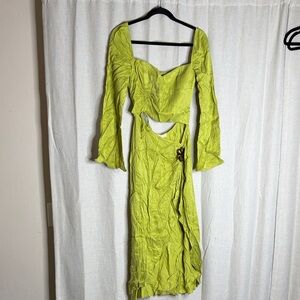 For love and lemons size M Elegant Lime Green Women's Dress
